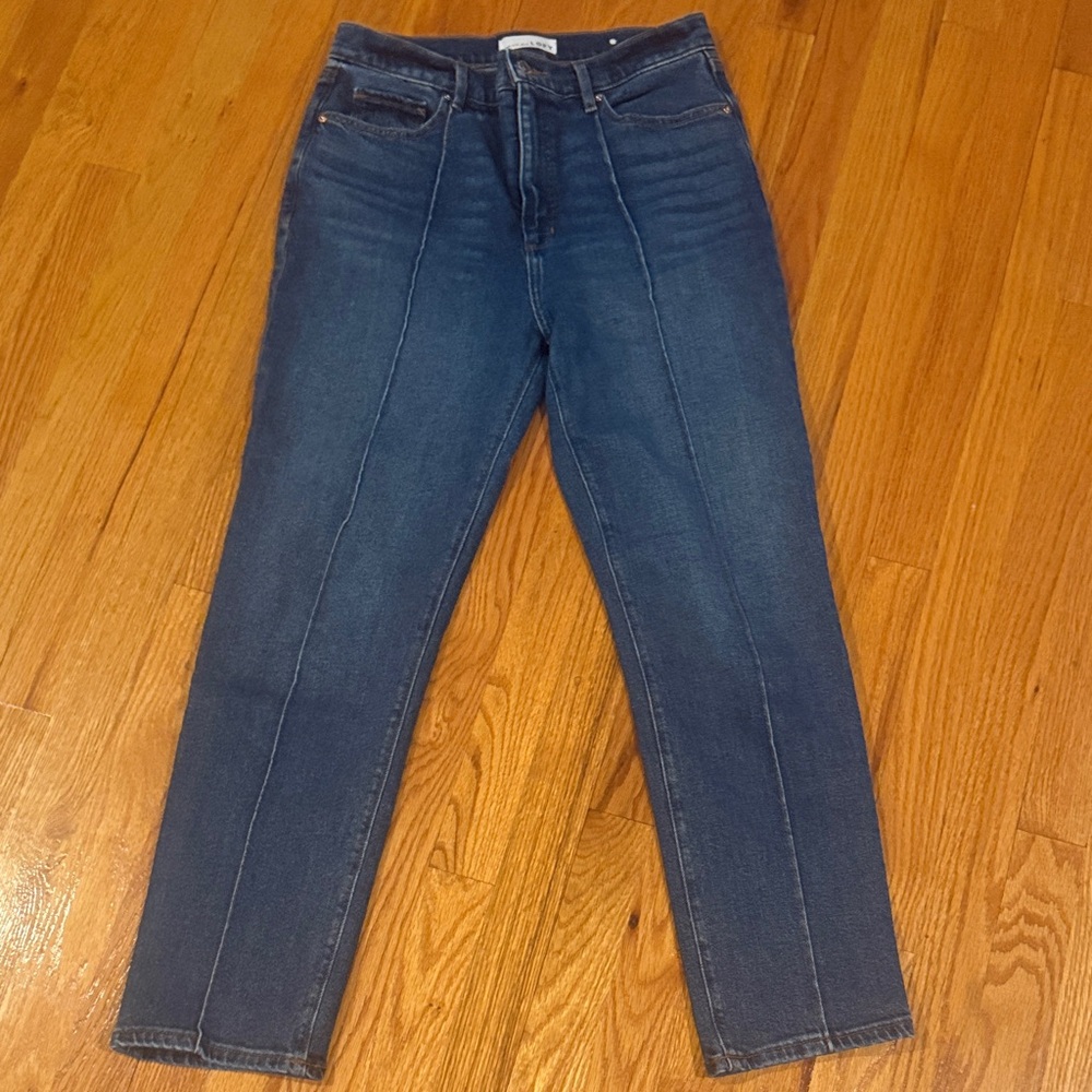 LOFT Skinny Jeans in Dark Blue Wash